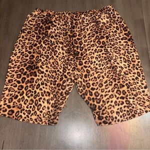 Fashion Nova Cheetah Biker Shorts Women’s 2X